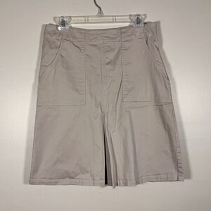 Goodclothes Tan Khaki Skirt Y2K High Waist Mini School Uniform Womens Size 12